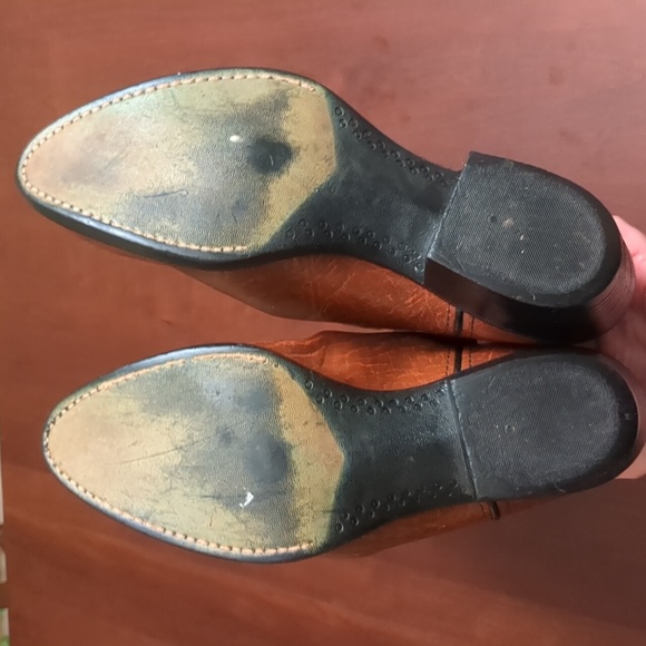 Bronco Brown Cowboy Western Boots size men's 7.5 - Picture 11 of 11